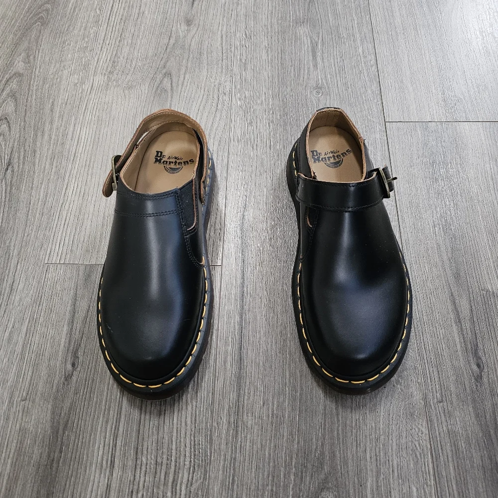 Dr. Martens Isham Leather Shoes Womens Size 9 Mens 8 - Picture 2 of 7